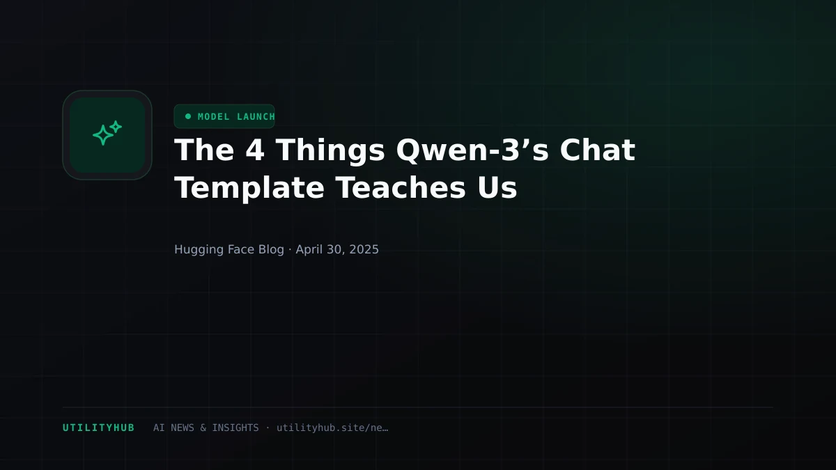 Visual reporting for The 4 Things Qwen-3’s Chat Template Teaches Us