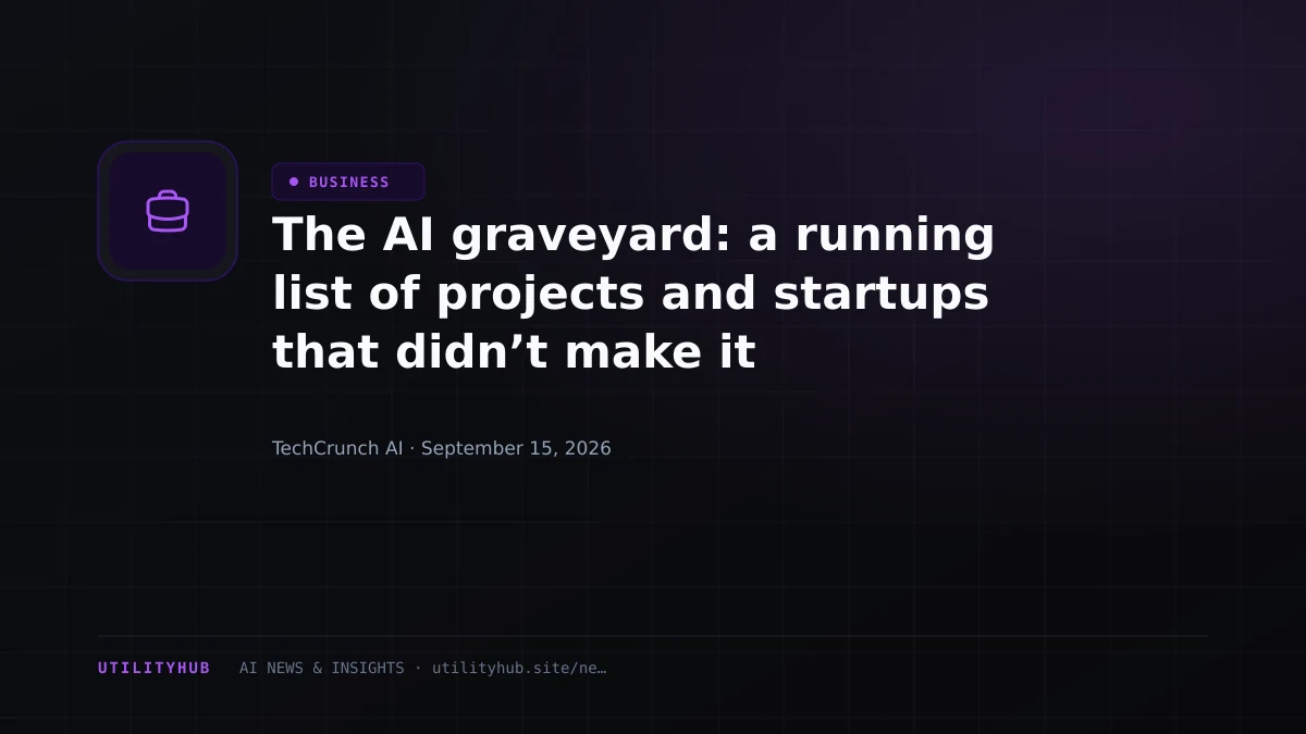 The AI graveyard: a running list of projects and startups that didn’t make it