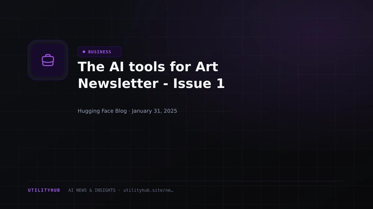 Visual reporting for The AI tools for Art Newsletter - Issue 1