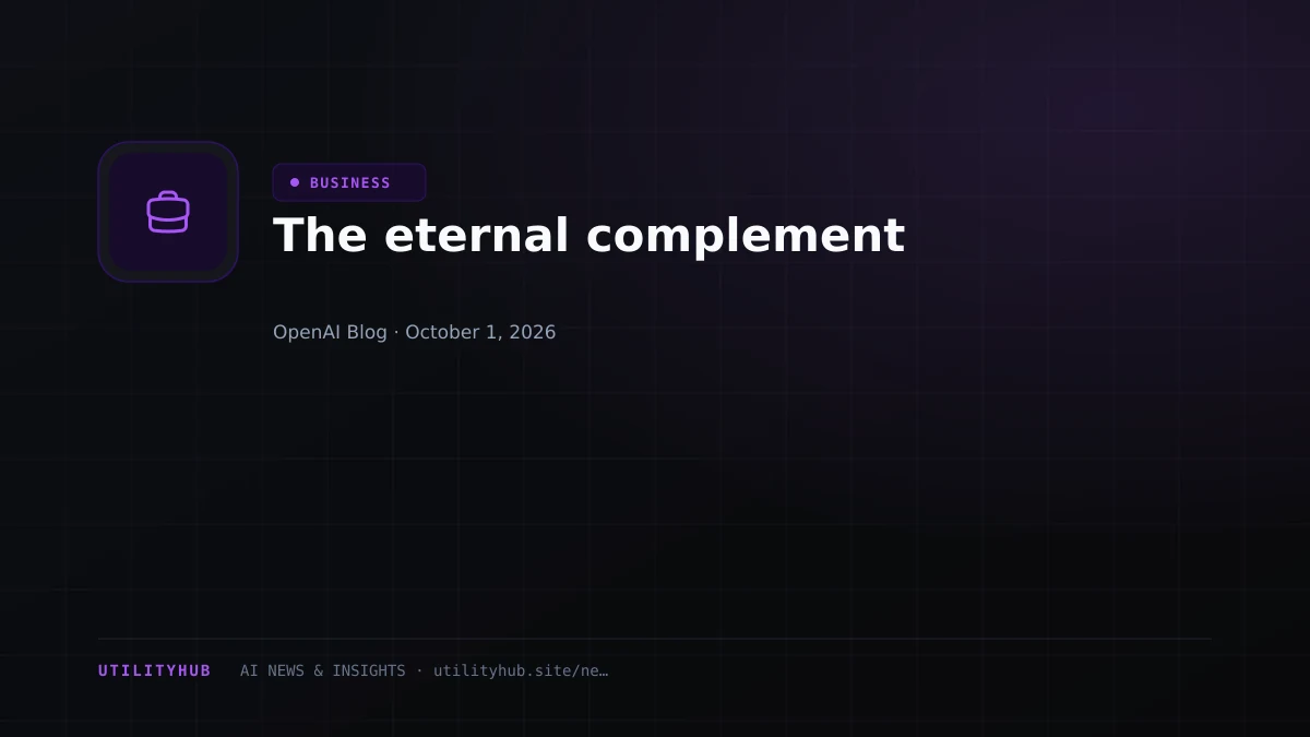 Visual reporting for The eternal complement