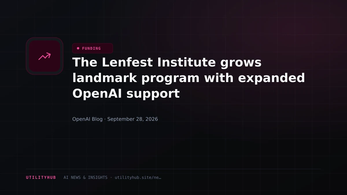 Visual for The Lenfest Institute grows landmark program with expanded OpenAI support