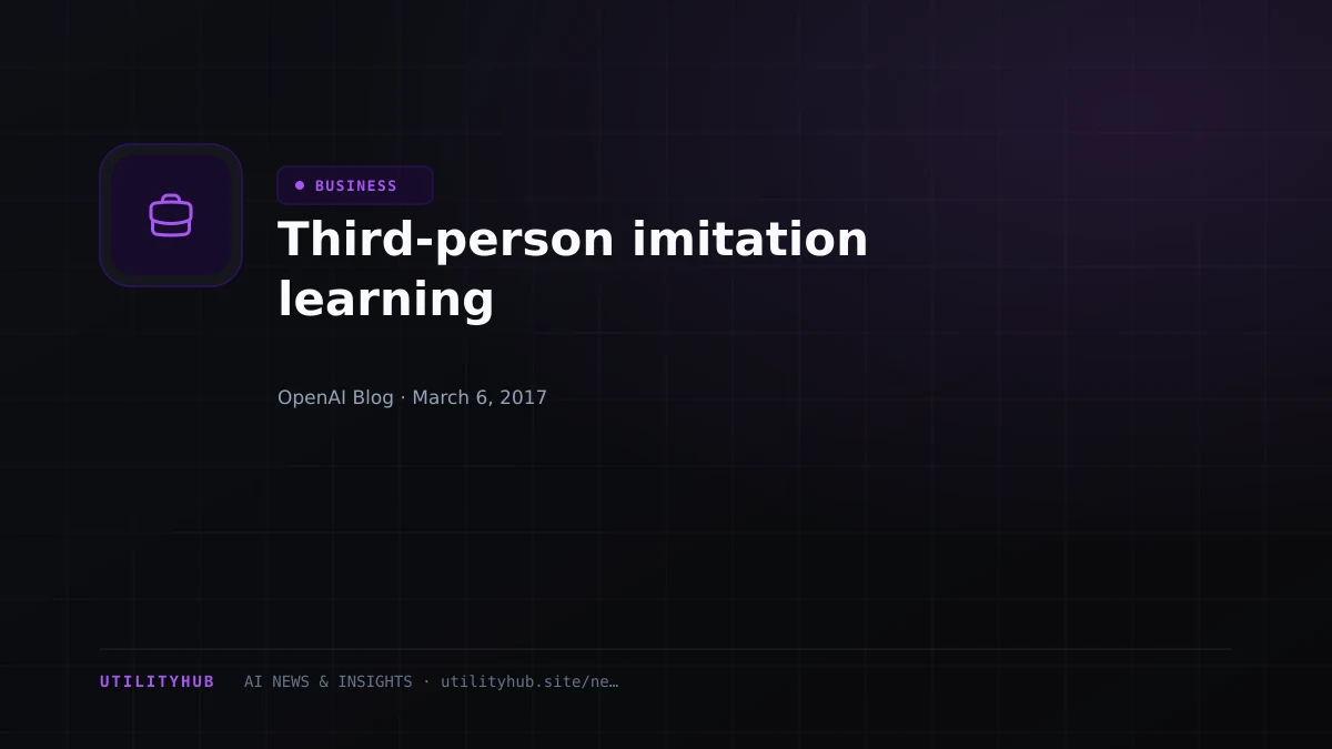 Visual reporting for Third-person imitation learning