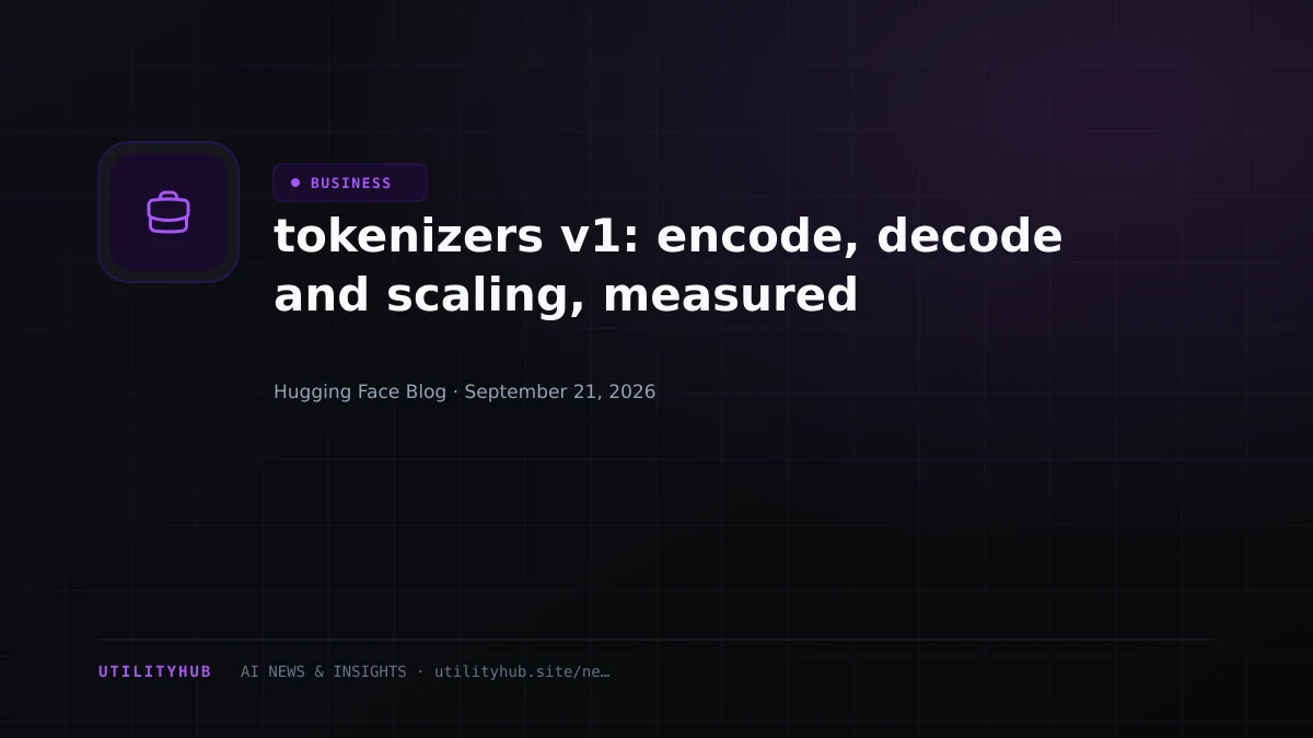 Visual for tokenizers v1: encode, decode and scaling, measured