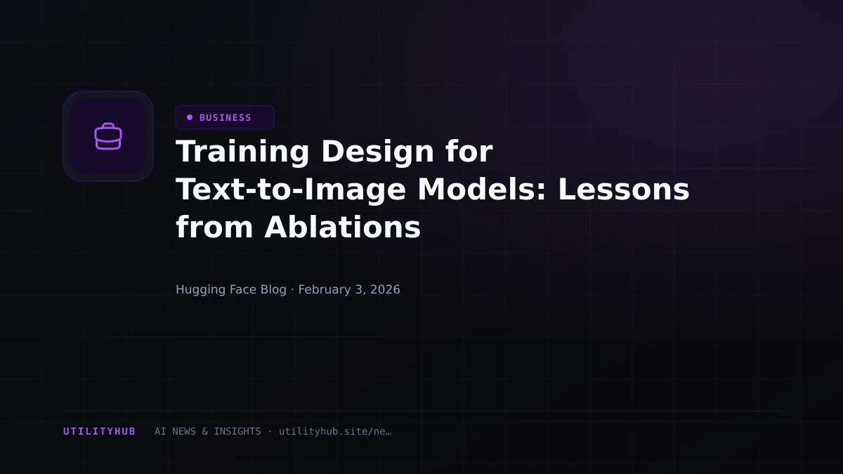 Visual for Training Design for Text-to-Image Models: Lessons from Ablations