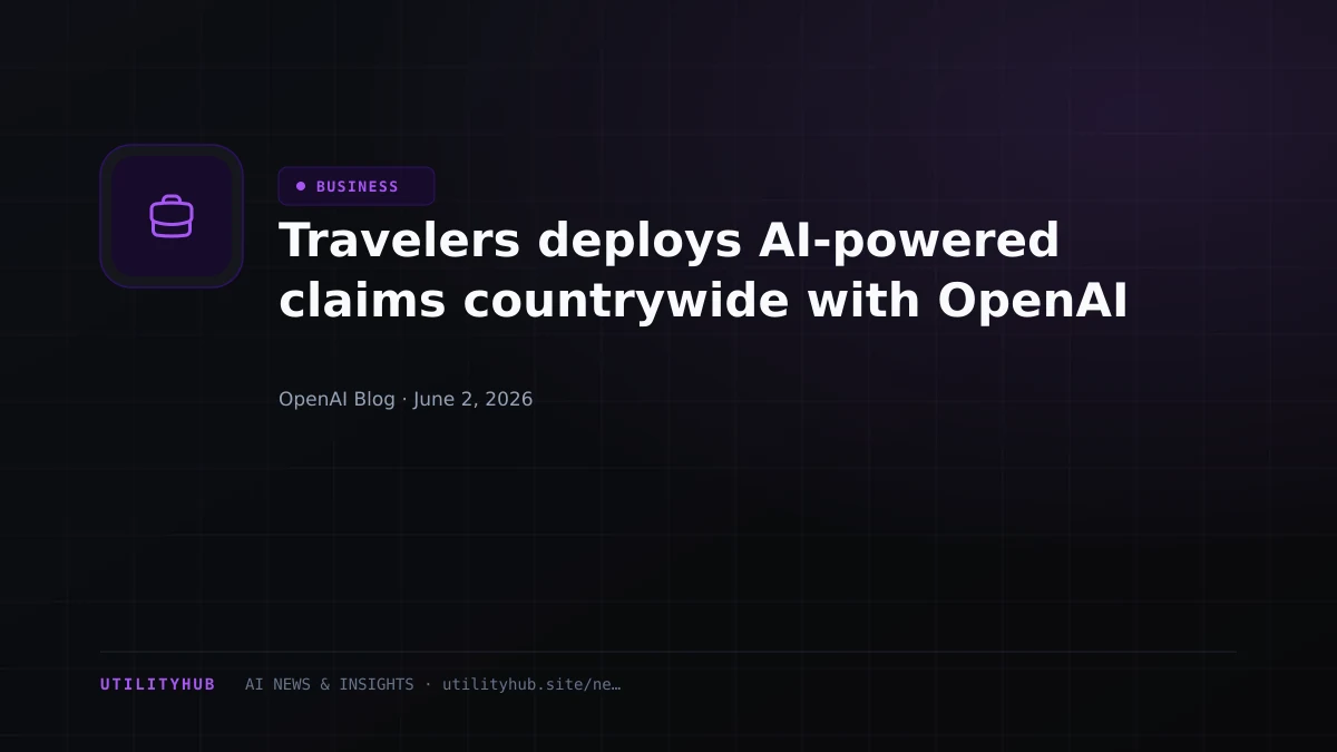 Visual for Travelers deploys AI-powered claims countrywide with OpenAI