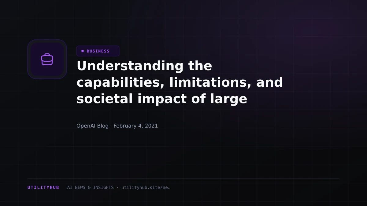 Visual reporting for Understanding the capabilities, limitations, and societal impact of large language models