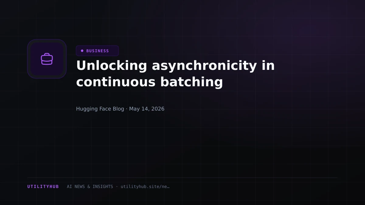 Visual for Unlocking asynchronicity in continuous batching