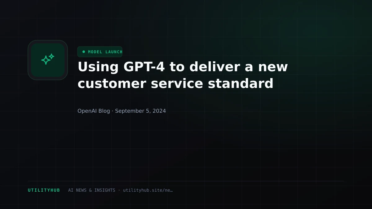Visual reporting for Using GPT-4 to deliver a new customer service standard