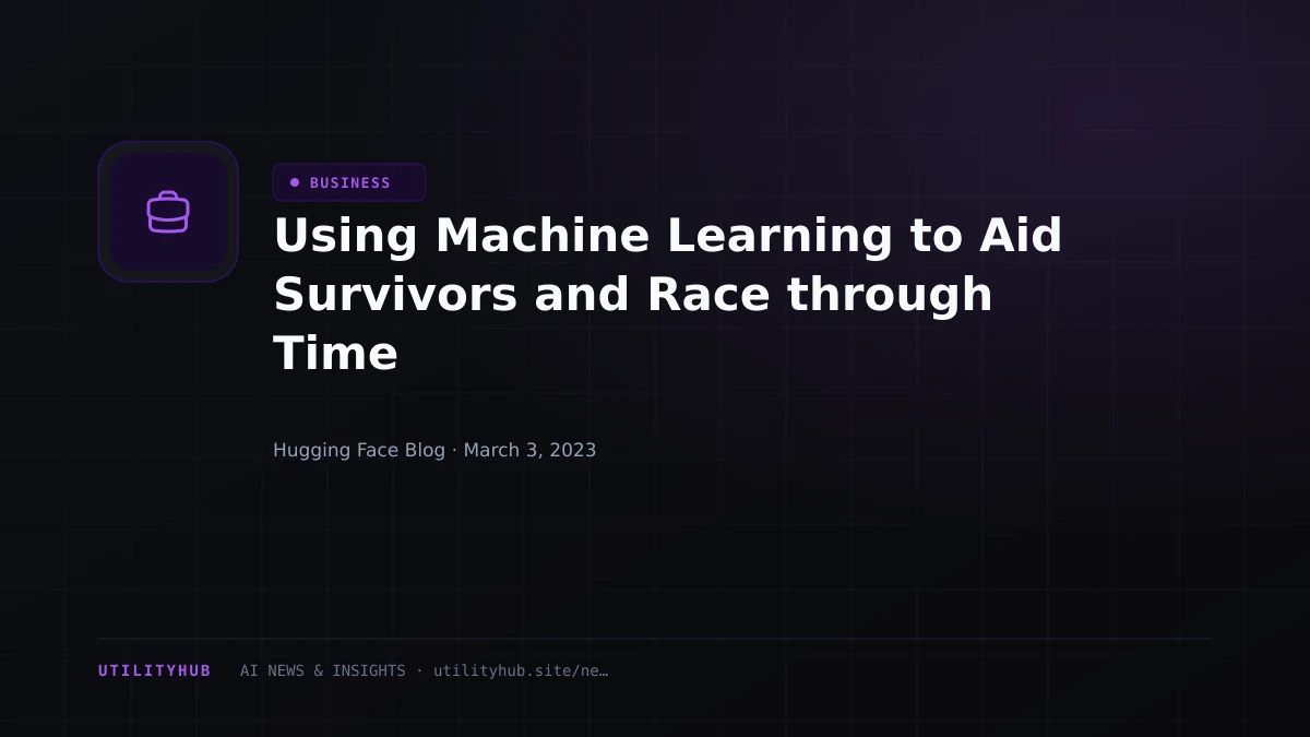 Visual reporting for Using Machine Learning to Aid Survivors and Race through Time