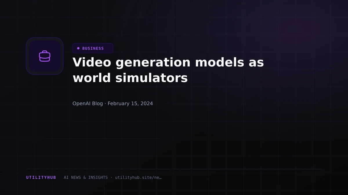 Visual reporting for Video generation models as world simulators