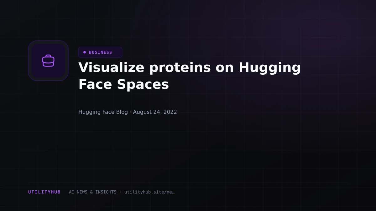 Visual reporting for Visualize proteins on Hugging Face Spaces