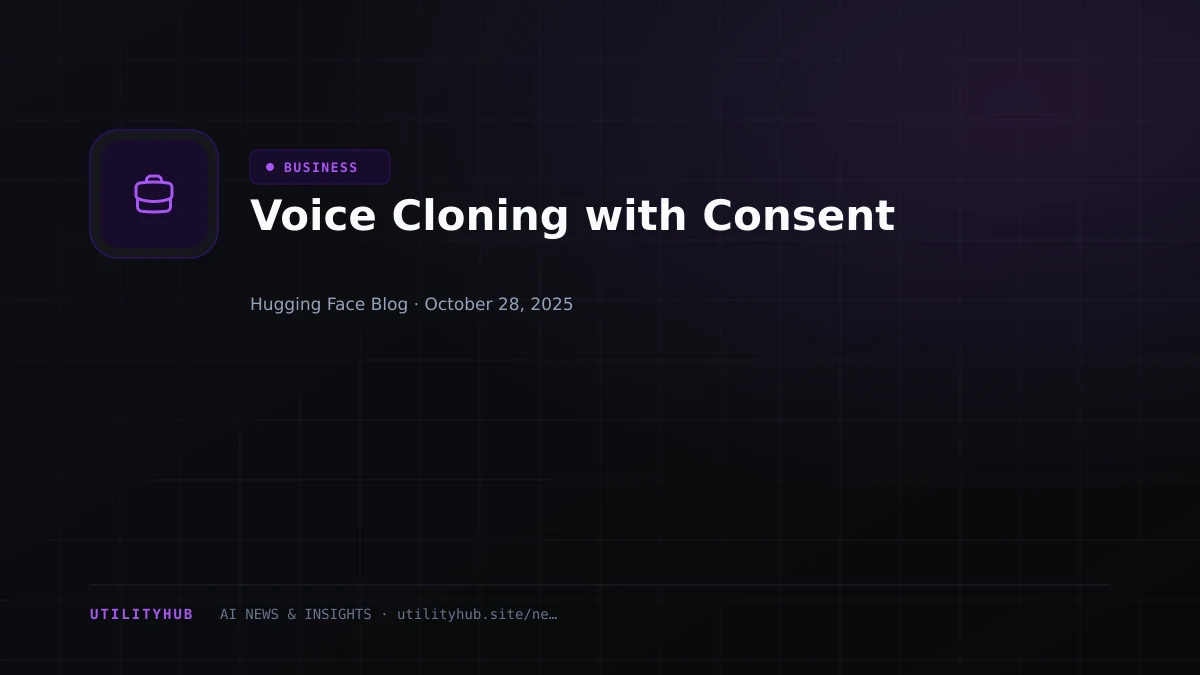 Visual for Voice Cloning with Consent