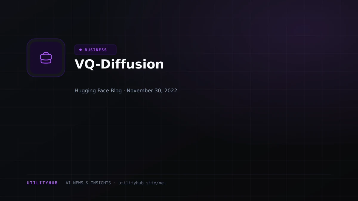 Visual reporting for VQ-Diffusion
