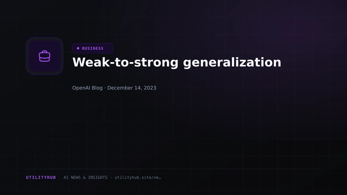 Visual reporting for Weak-to-strong generalization