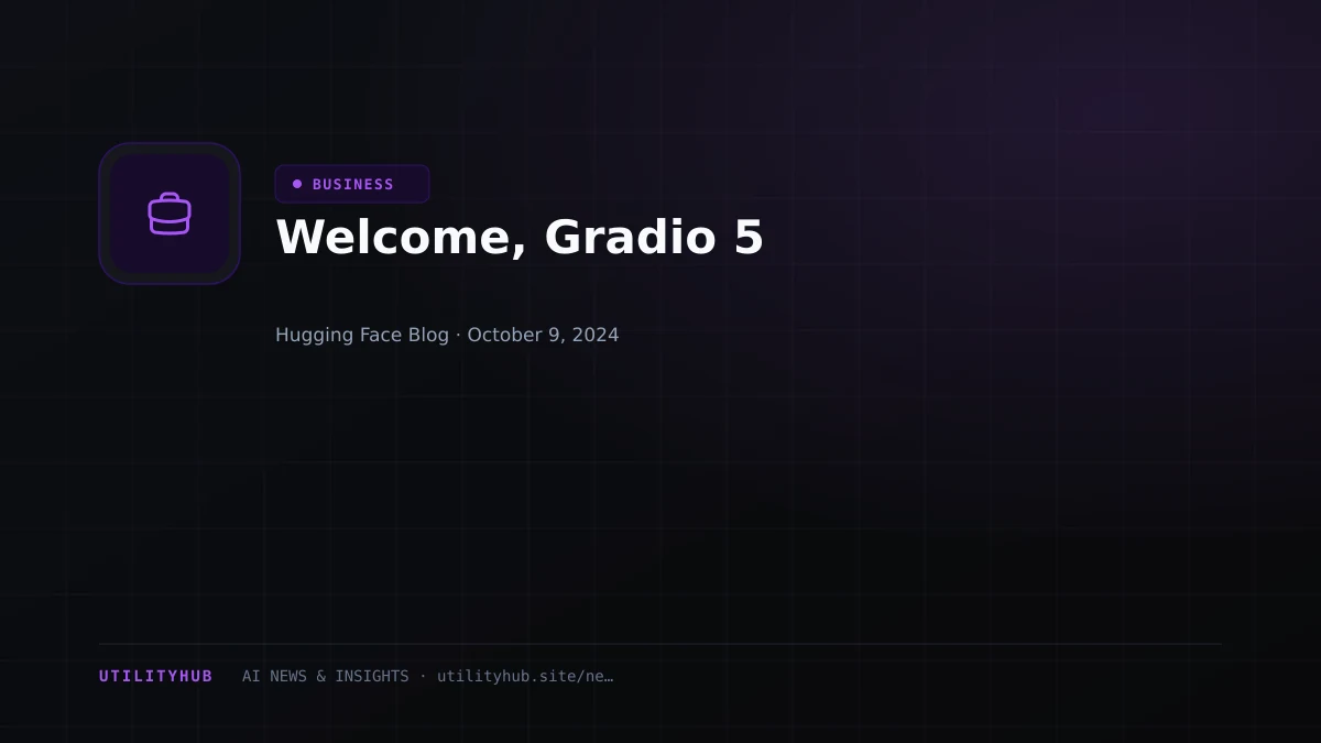Visual reporting for Welcome, Gradio 5