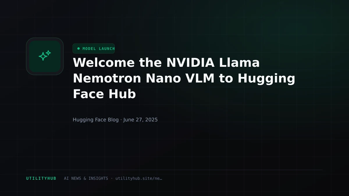 Visual reporting for Welcome the NVIDIA Llama Nemotron Nano VLM to Hugging Face Hub