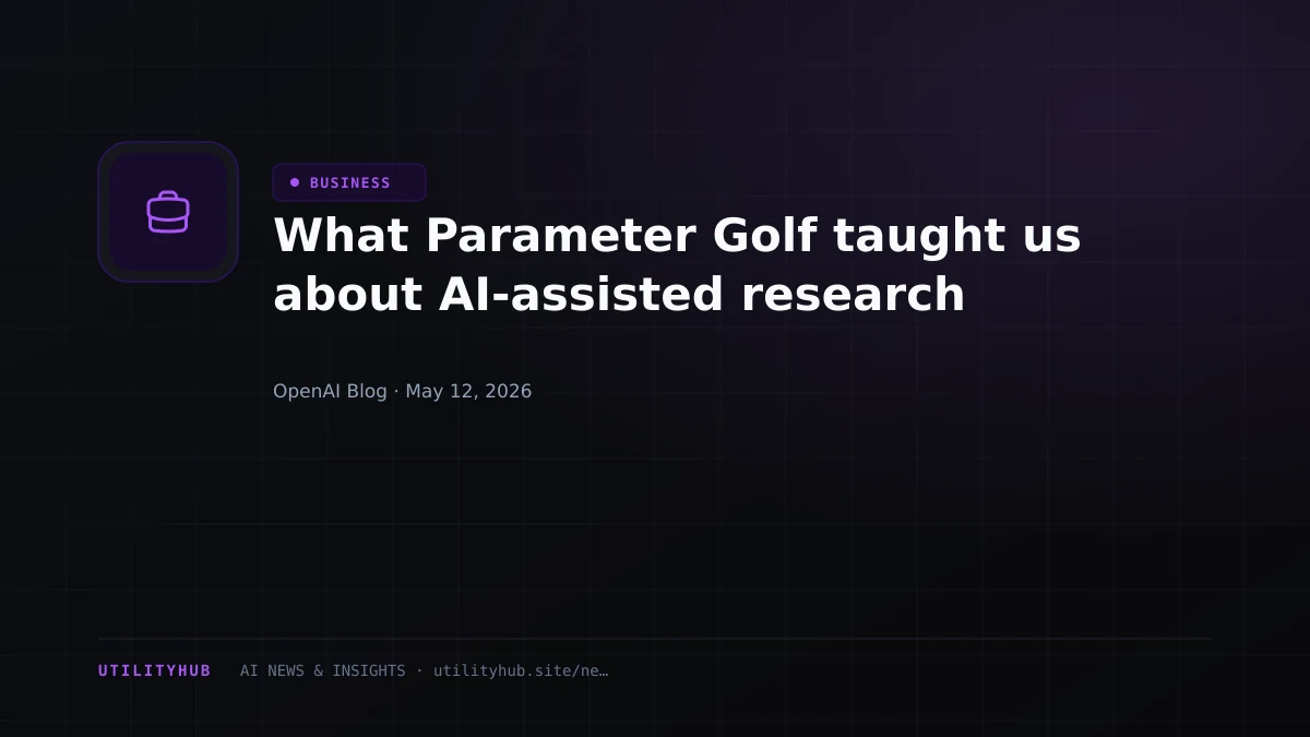 Visual for What Parameter Golf taught us about AI-assisted research