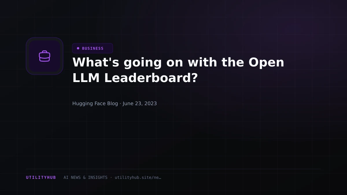 Visual reporting for What's going on with the Open LLM Leaderboard?
