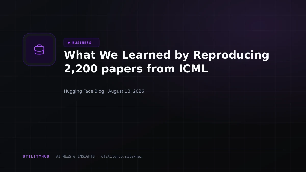 Visual for What We Learned by Reproducing 2,200 papers from ICML