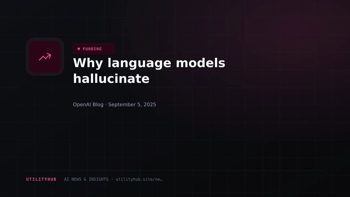 Visual for Why language models hallucinate