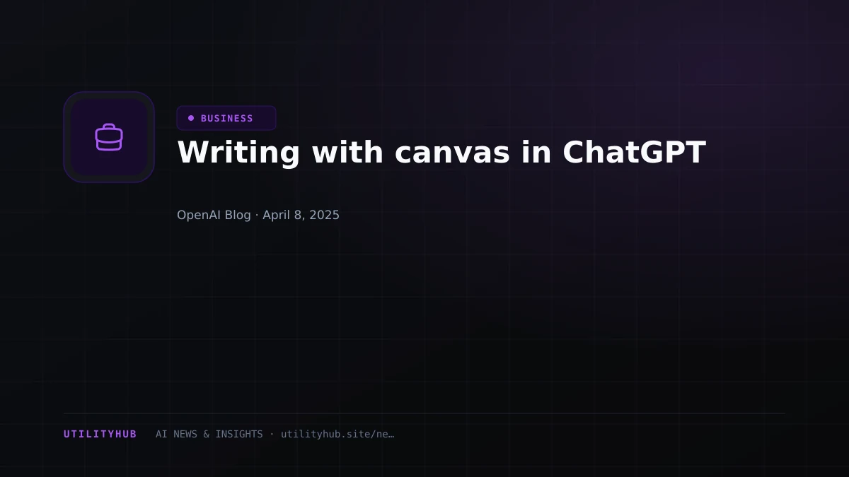 Visual reporting for Writing with canvas in ChatGPT