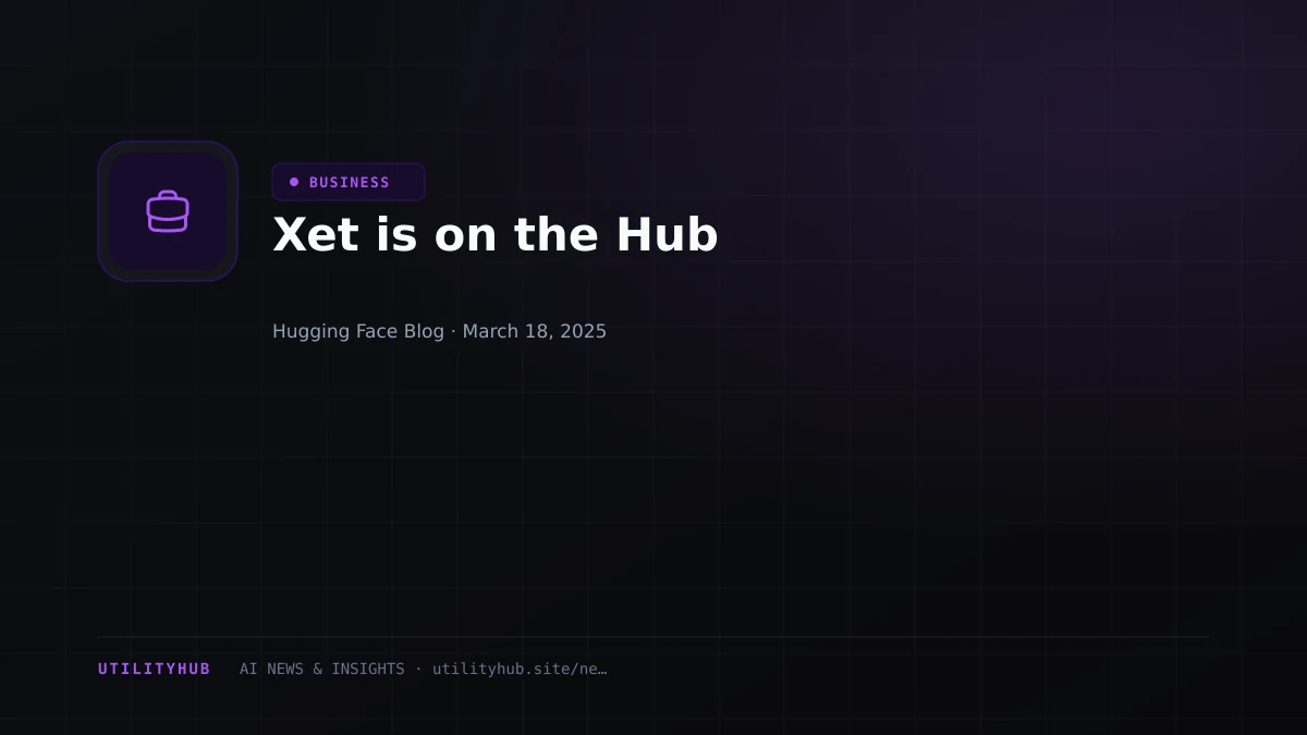 Visual reporting for Xet is on the Hub