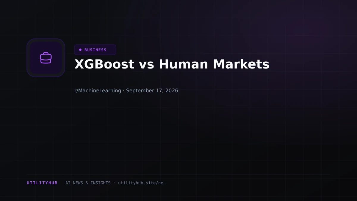 Visual for XGBoost vs Human Markets