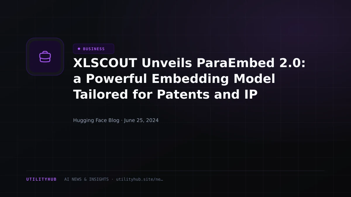 Visual reporting for XLSCOUT Unveils ParaEmbed 2.0: a Powerful Embedding Model Tailored for Patents and IP with Expert Support from Hugging Face