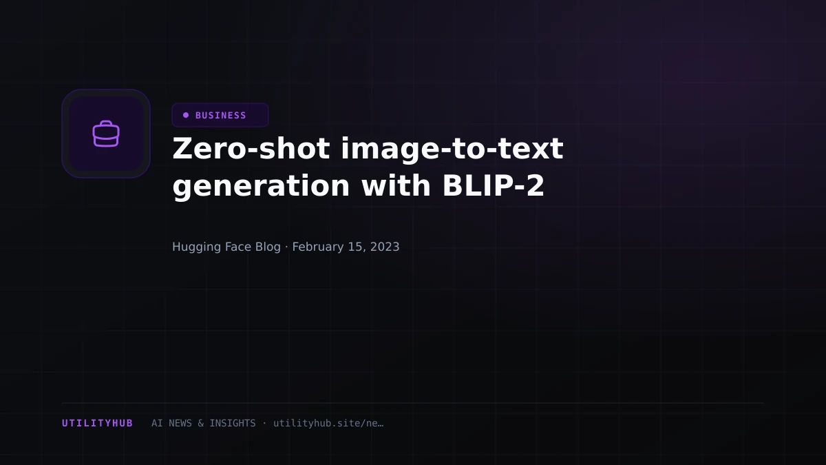 Visual reporting for Zero-shot image-to-text generation with BLIP-2