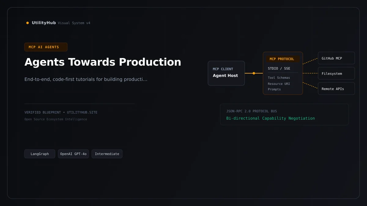 Technical architecture and workflow blueprint for Agents Towards Production