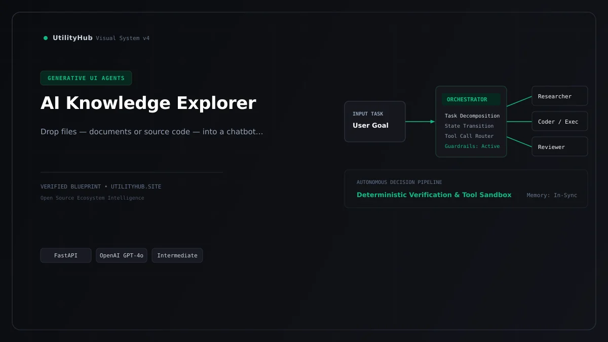Technical blueprint for AI Knowledge Explorer