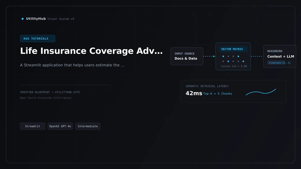 Technical blueprint for Life Insurance Coverage Advisor Agent
