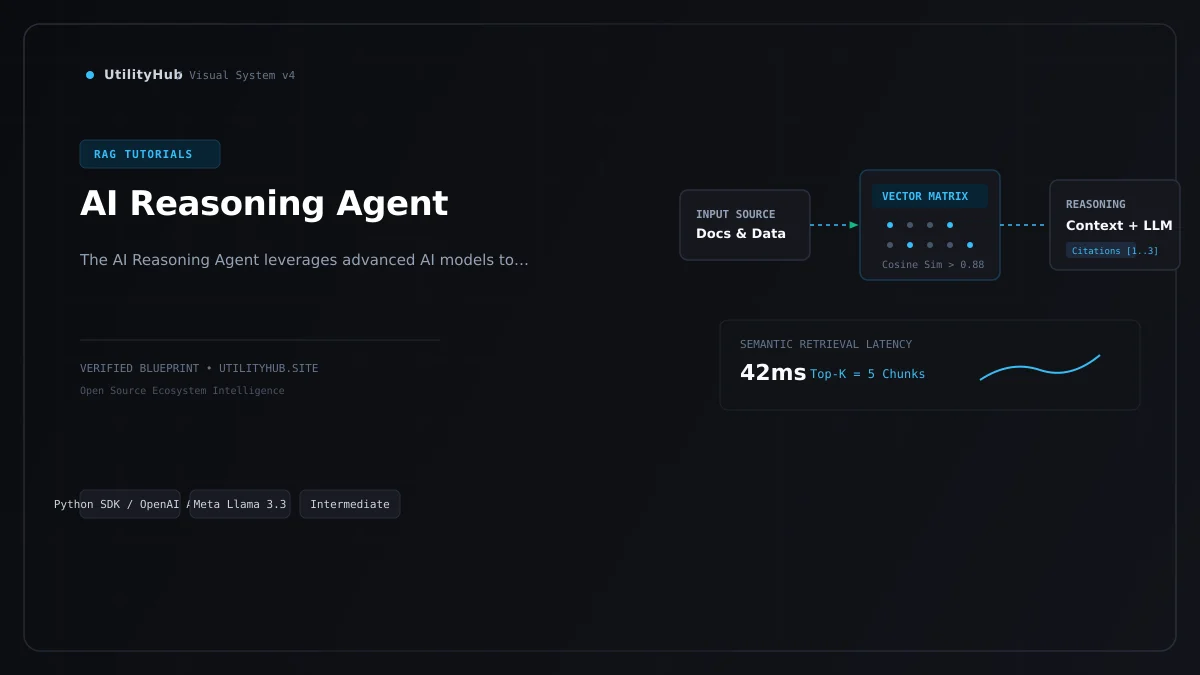 Technical blueprint for AI Reasoning Agent