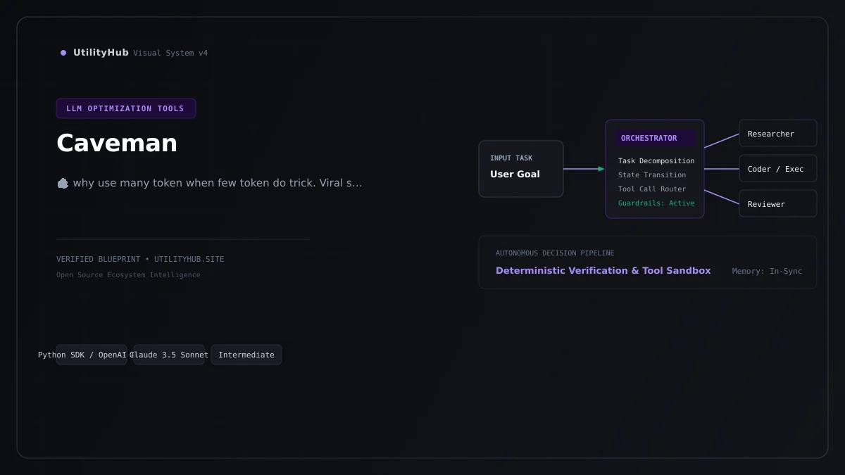 Technical architecture and workflow blueprint for Caveman