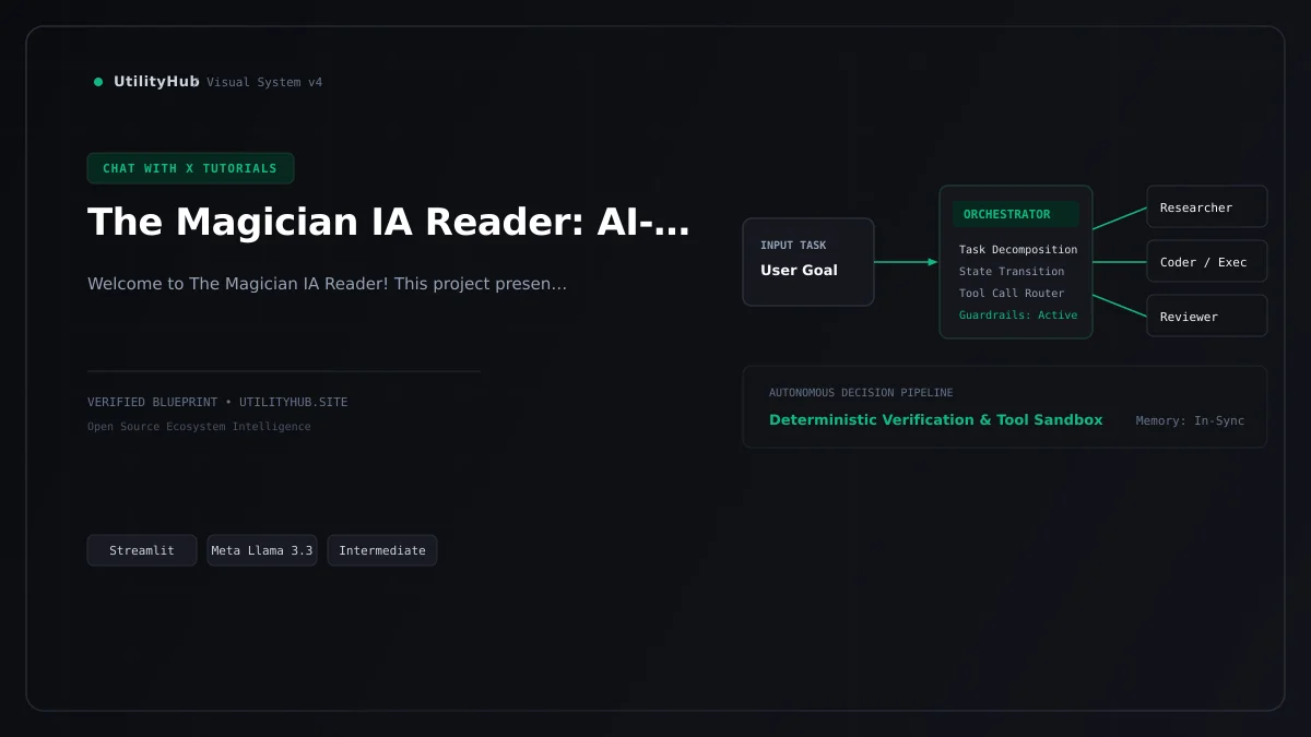 Technical blueprint for The Magician IA Reader: AI-Powered NLP & Tarot Insights