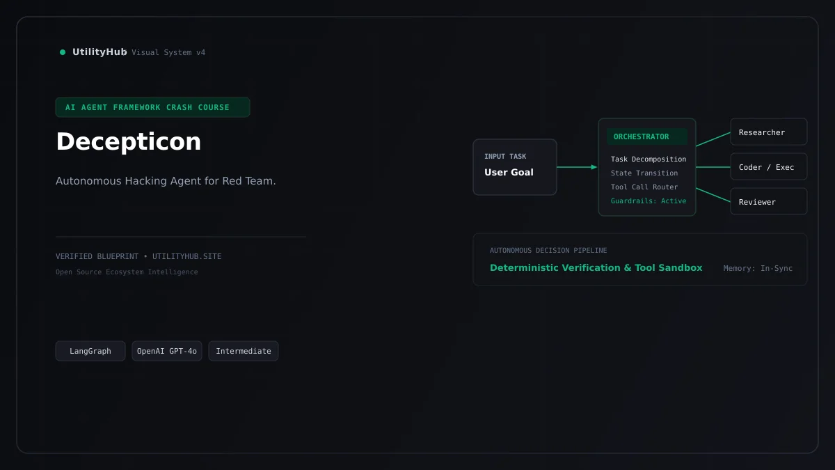 Technical architecture and workflow blueprint for Decepticon