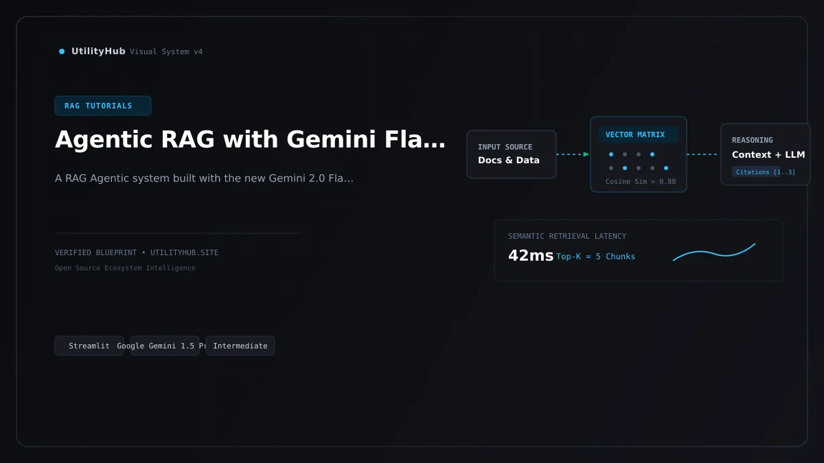 Technical blueprint for Agentic RAG with Gemini Flash Thinking