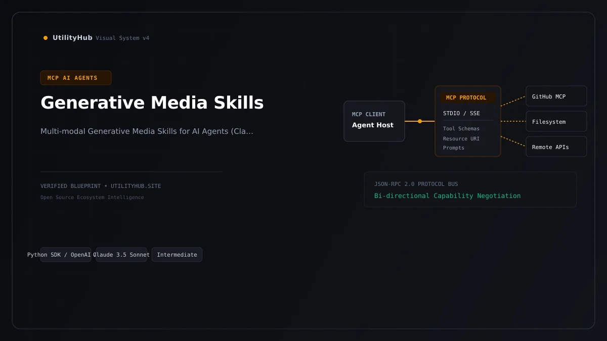 Technical architecture and workflow blueprint for Generative Media Skills
