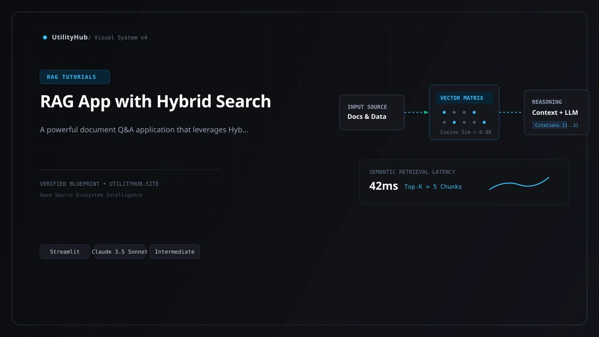 Technical blueprint for RAG App with Hybrid Search