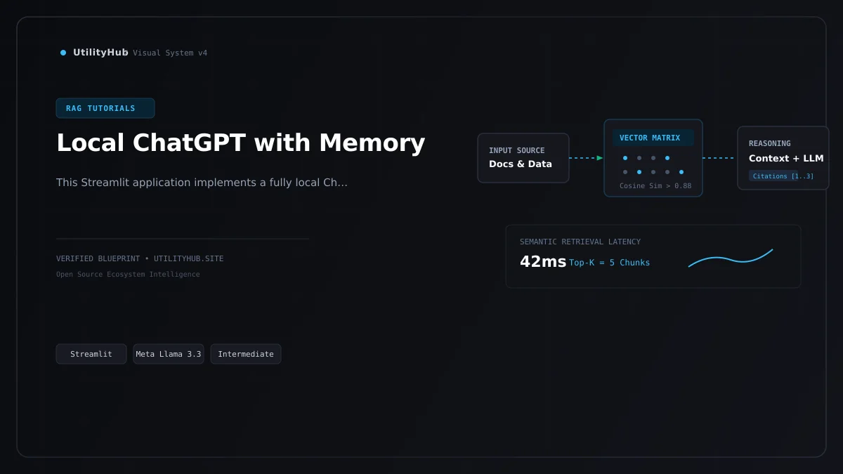 Technical blueprint for Local ChatGPT with Memory