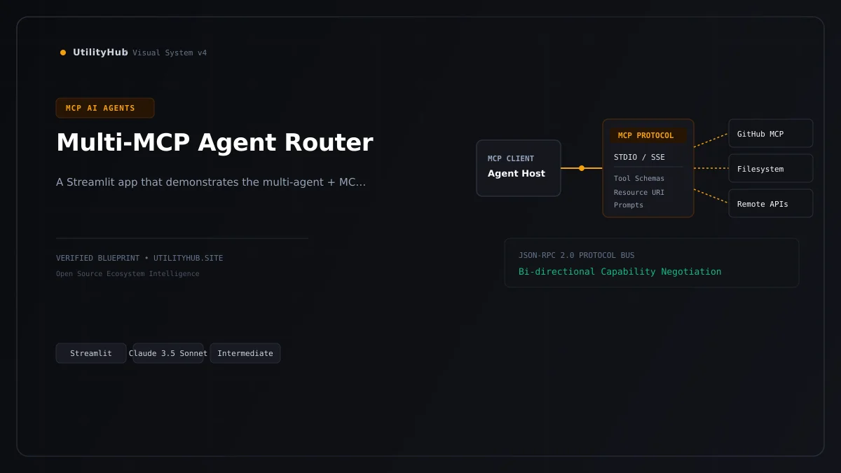 Technical blueprint for Multi-MCP Agent Router