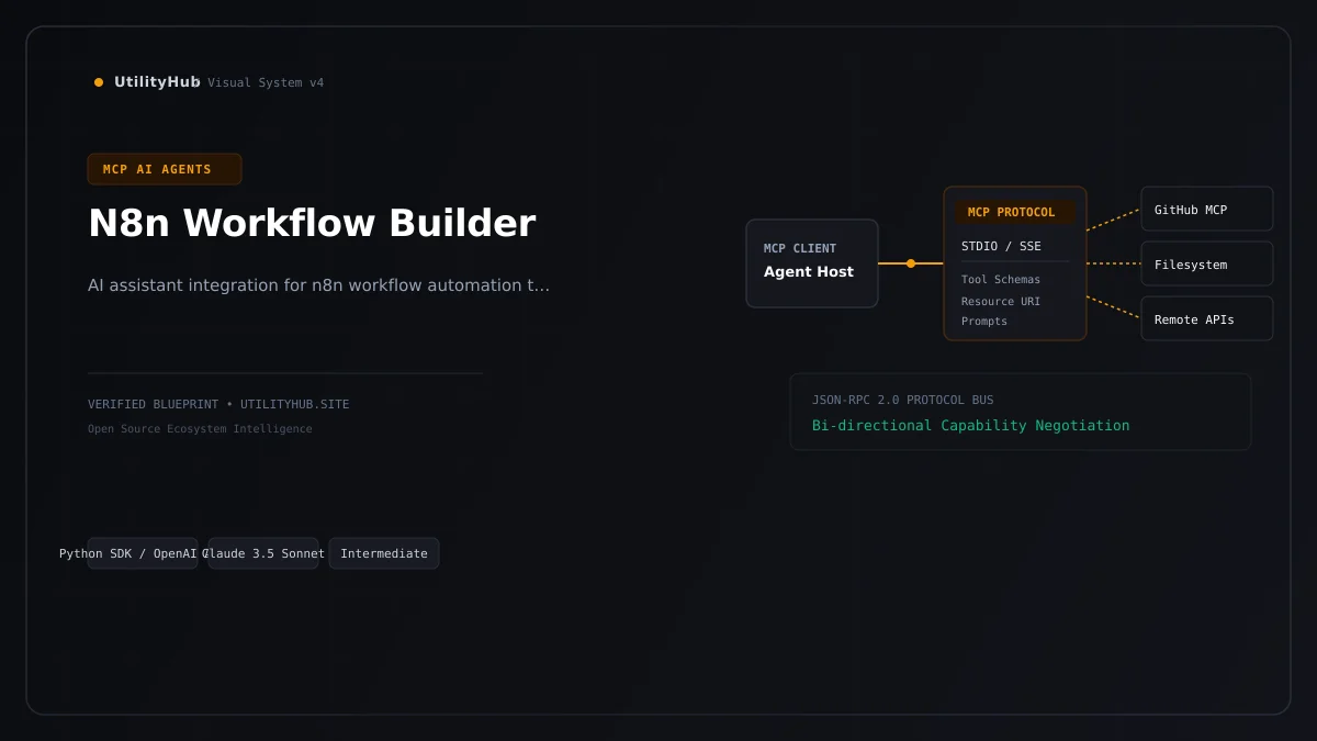 Technical architecture and workflow blueprint for N8n Workflow Builder