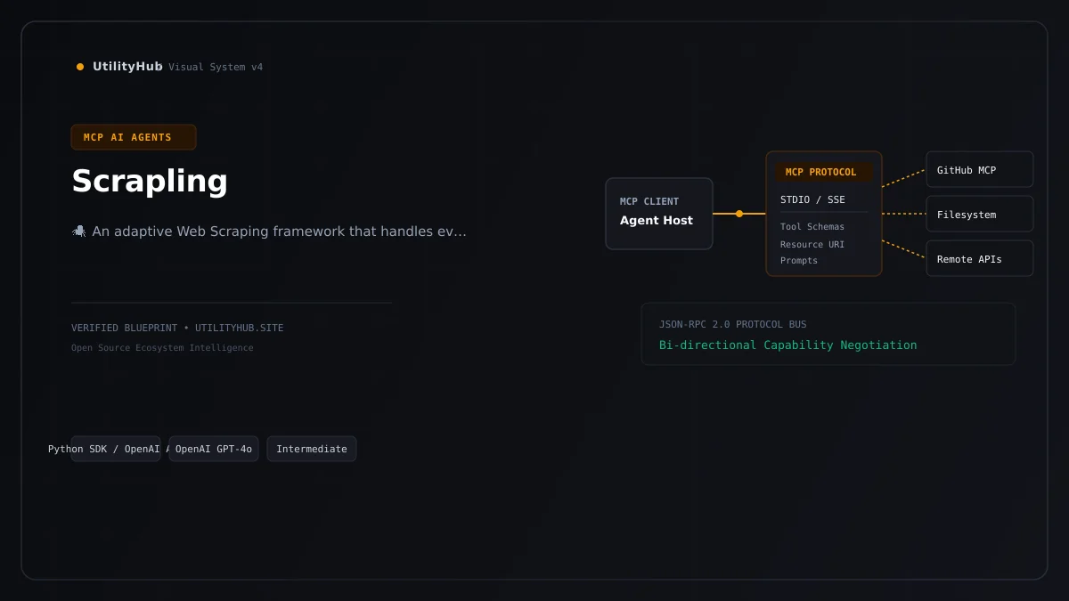 Technical architecture and workflow blueprint for Scrapling