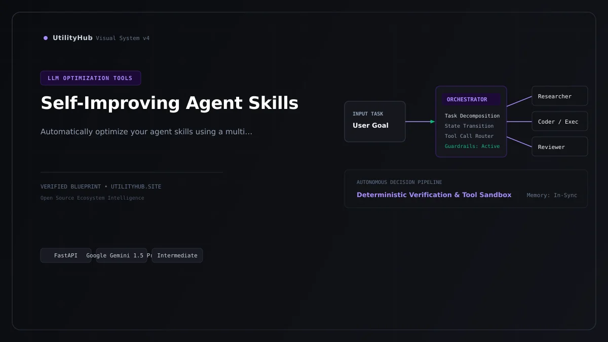 Technical blueprint for Self-Improving Agent Skills