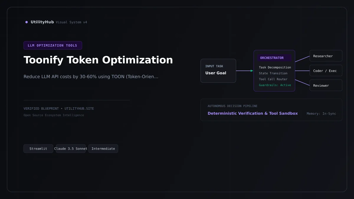 Technical blueprint for Toonify Token Optimization