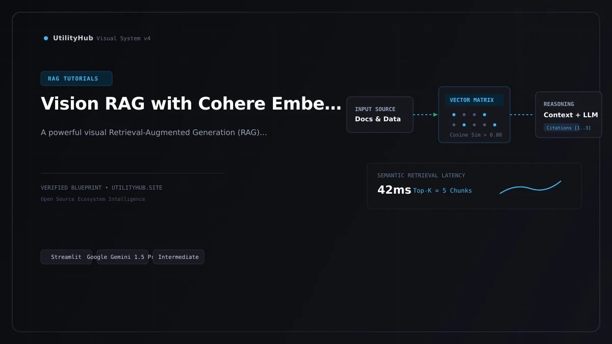 Technical blueprint for Vision RAG with Cohere Embed-4 ️