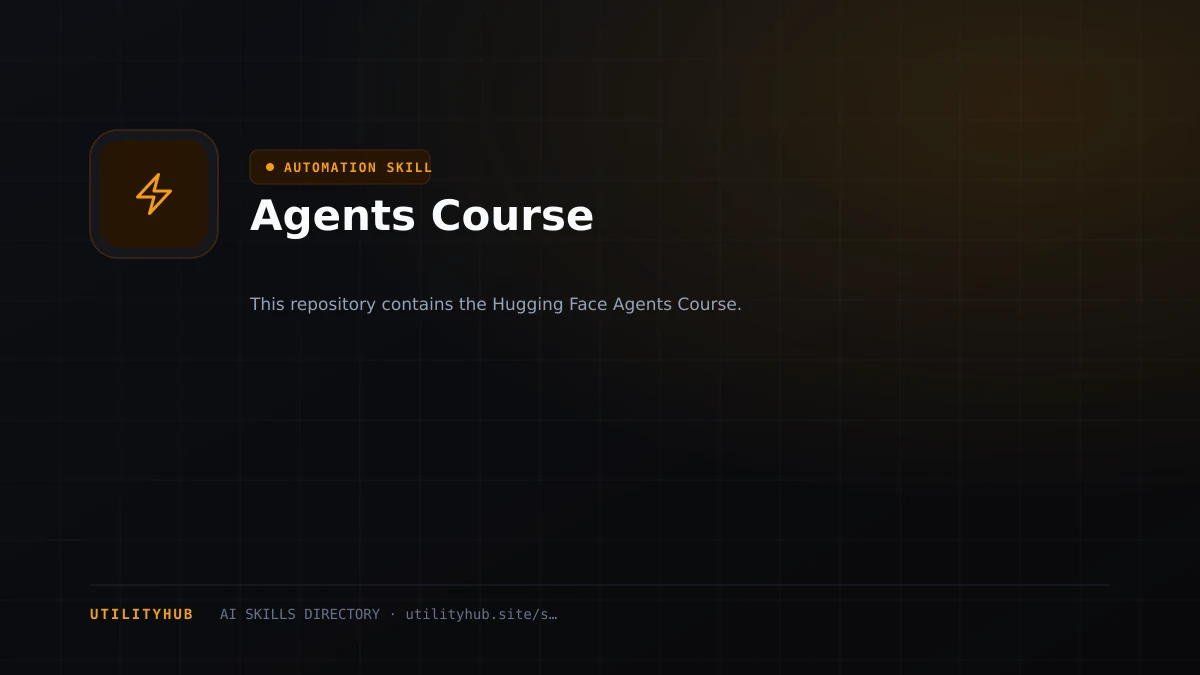 Visual setup and architecture guide for Agents Course