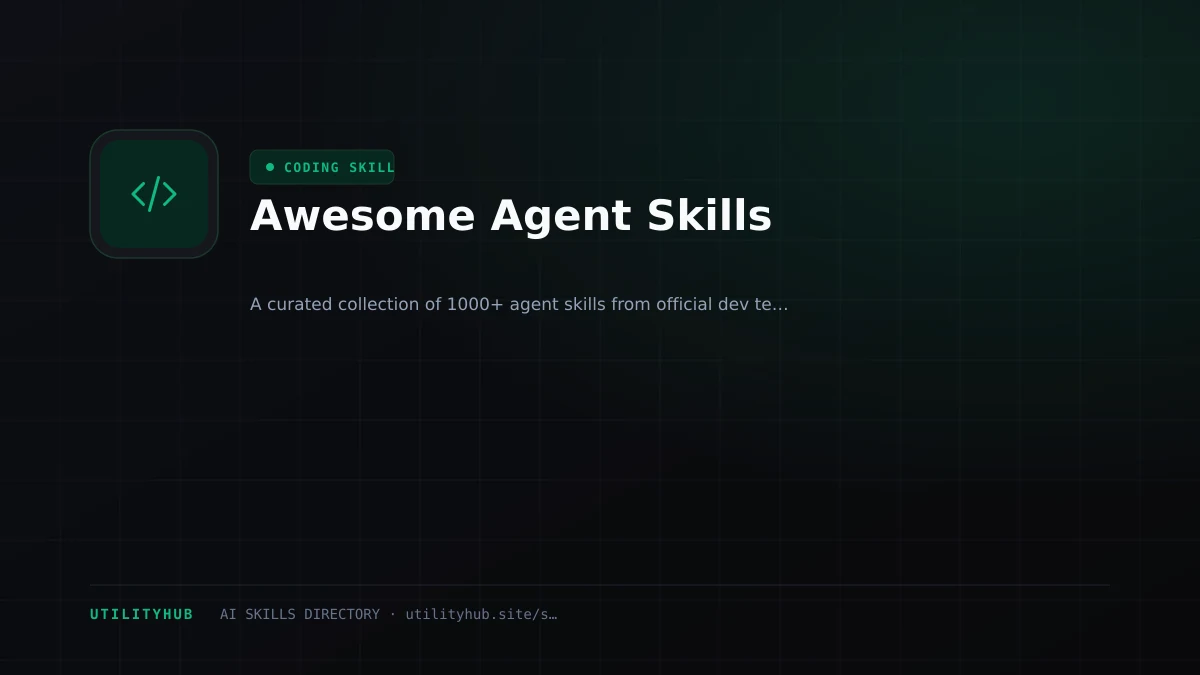 Visual setup and architecture guide for Awesome Agent Skills
