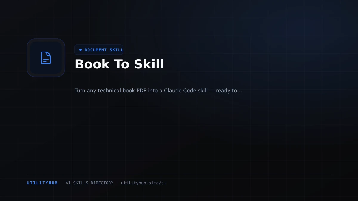 Visual setup and architecture guide for Book To Skill