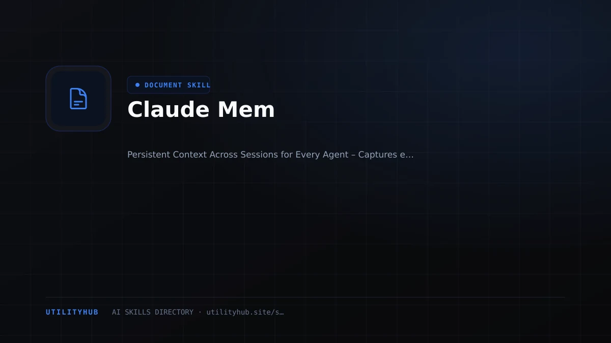 Visual setup and architecture guide for Claude Mem